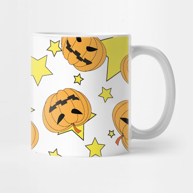 Pumkins with stars by GerganaR